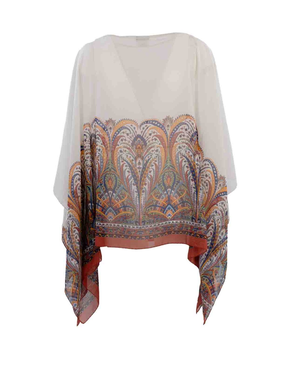 shop ETRO Saldi Poncho: Etro poncho in seta.
Poncho in crêpe de chine di seta, decorato da una stampa Paisley.
100% seta.
Fabbricato in Italia.. WRJA0027 AK027-X0800 number 9767827